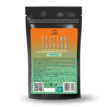 Протеин льняной, концентрат, Россия, 200г.