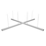 Светильник LED КОНТУР КРОСС ДСО03-144-201-6К-Б 144Вт 6500К IP40 Матовый 11700лм 1950х1980х50мм WOLTA PRO