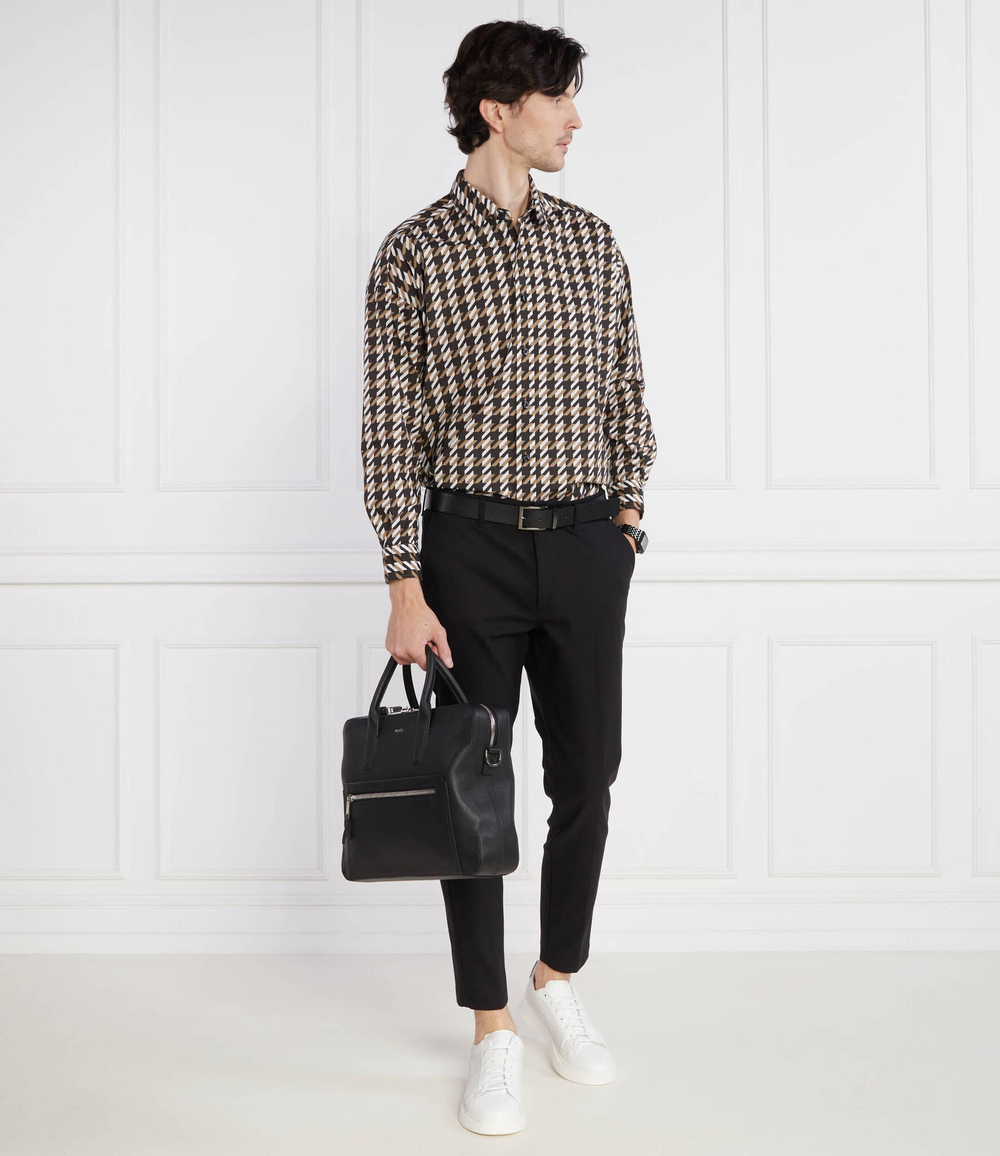 Рубашка S-DREW-C1-233 BOSS BLACK - коричневый(50497360)