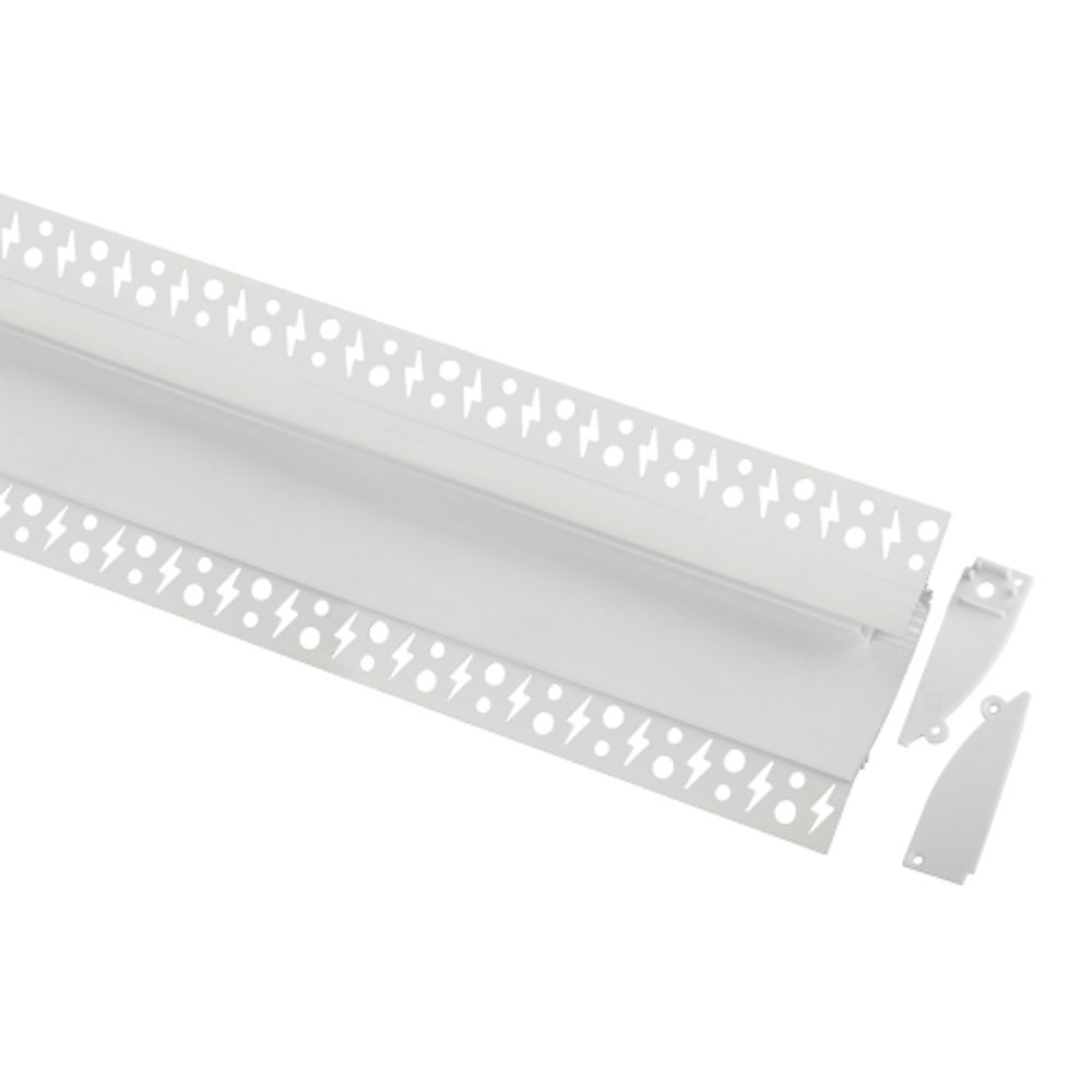 Комплект с анодированным профилем под штукатурку ЭРА 9818 98х18,8мм 2,5м | Профили для светодиодных лент