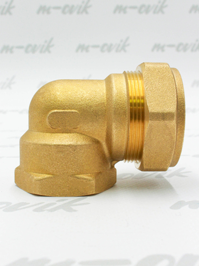 ViEiR Ver-Pro Угольник для нержавеющей гофротрубы ВР 25х1" (VРR255)