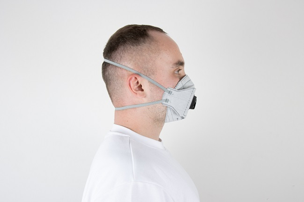 Респиратор с клапаном выдоха и углем А JM-9326 Mircon Flex FFP2 NR D Jeta Safety (аналог 3М 9925)