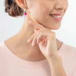 Серьги Coeur de Lion Pink-Gold 3038/21-0416