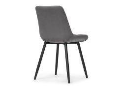 Стул на металлокаркасе Баодин Б/К темно-серый / черный