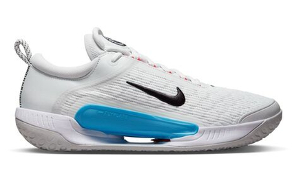 Мужские кроссовки теннисные Nike Zoom Court NXT HC - черный, Серебро, Бирюзовый