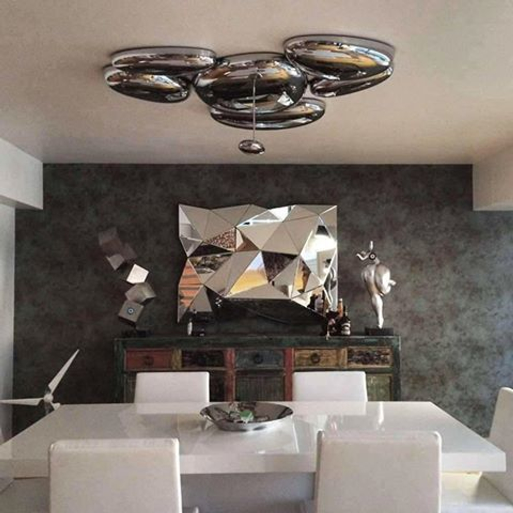 Ceiling design lamp  Skydro by Artemide (6 lampshades)