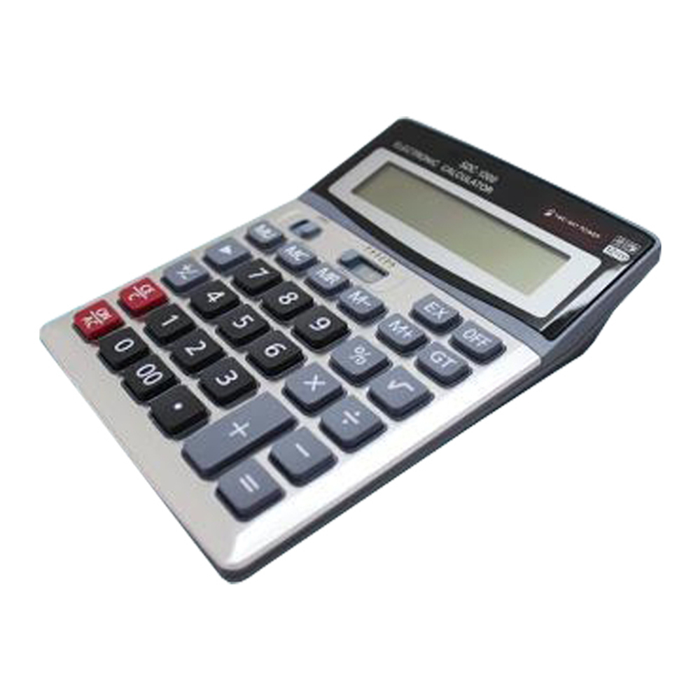 Калькулятор настольный Basir 12 Bit, LCD, 19.2*14.8*3.3 см, серый