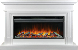 Каминокомплект Coventry - Белый (Ширина 1400 мм) с очагом Vision 42 LOG LED