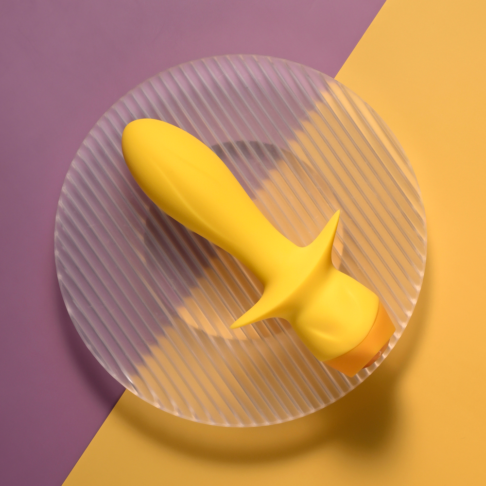 Анальный вибратор Mellow Yellow