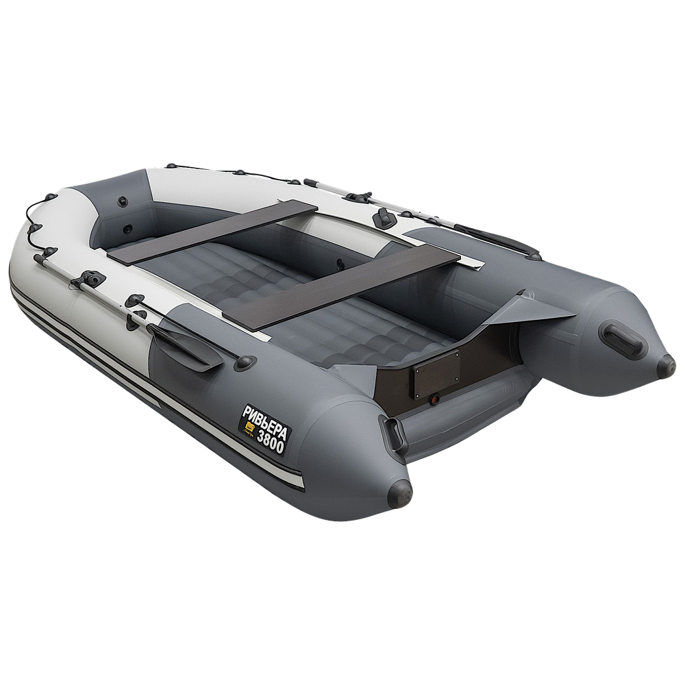 Лодка ПВХ Мастер Лодок Ривьера Компакт 3800НДНД "Комби" -