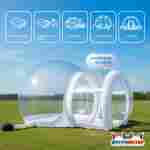 Надувная палатка-шар «BubbleTrees» ПВХ без надувного дна 3,9×3×2,3 м