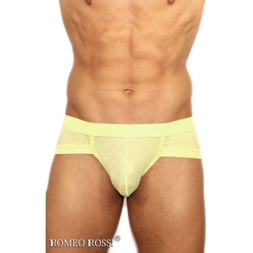 Мужские трусы брифы желтые Romeo Rossi RR2007
