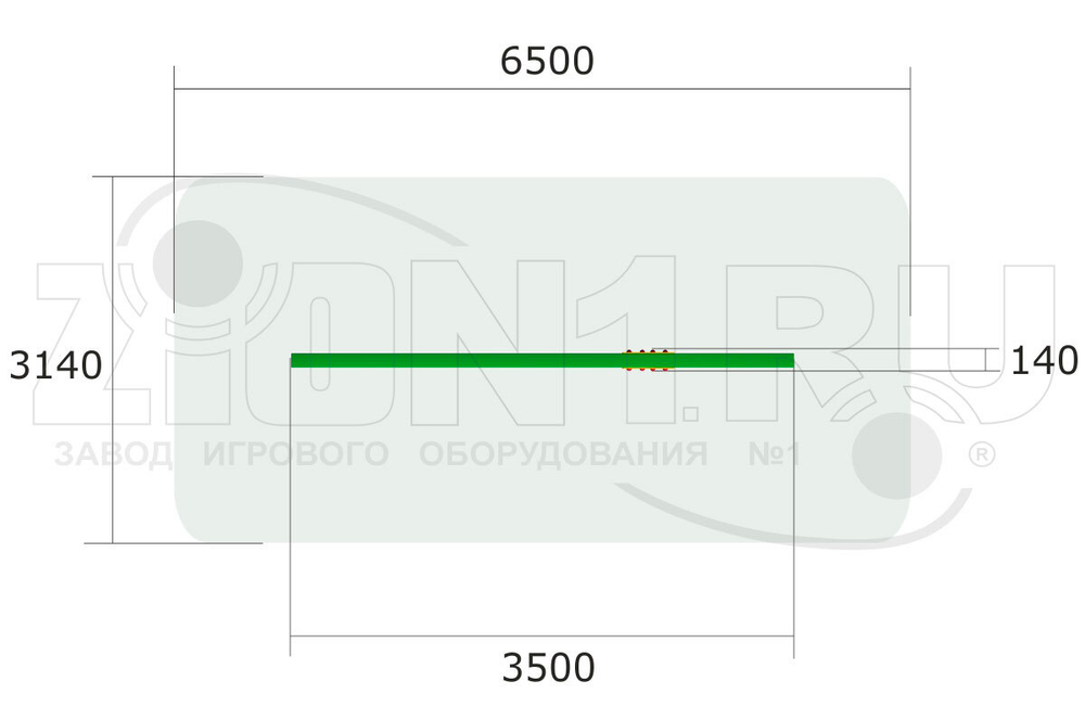 Бум детский с наклонной доской