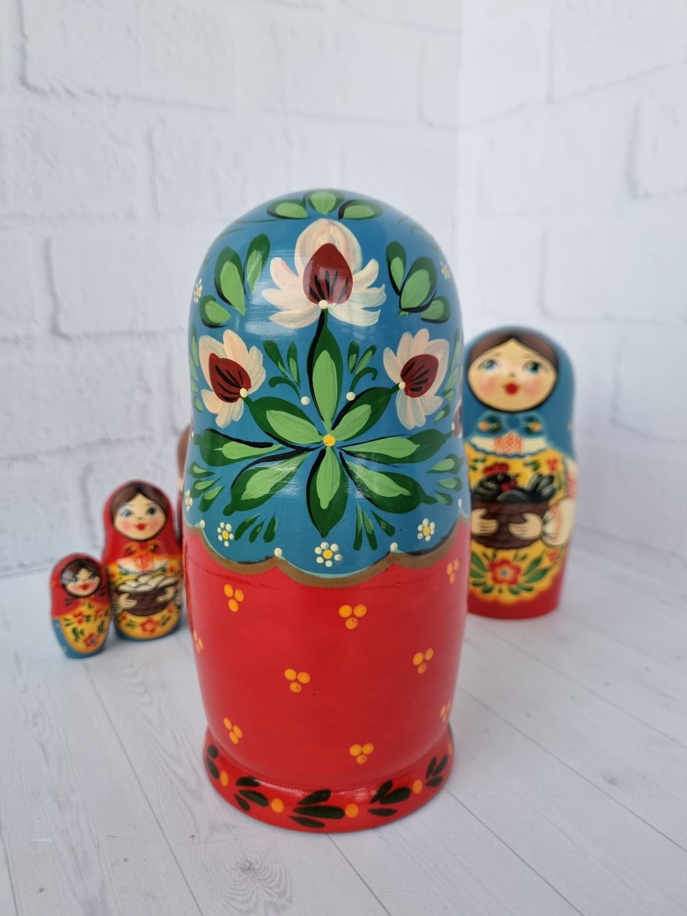 Матрешка "с курочкой" традиция 5мест