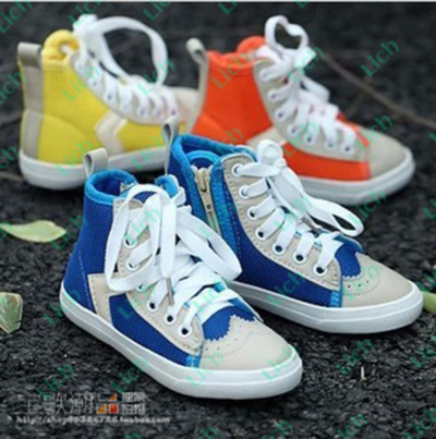 Кеды на шнуровке и молнии с перфорированным кожаным мыском