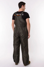 Зимний мужской костюм Onerus Фишер -45 (Таслан) Зеленый/Желтый