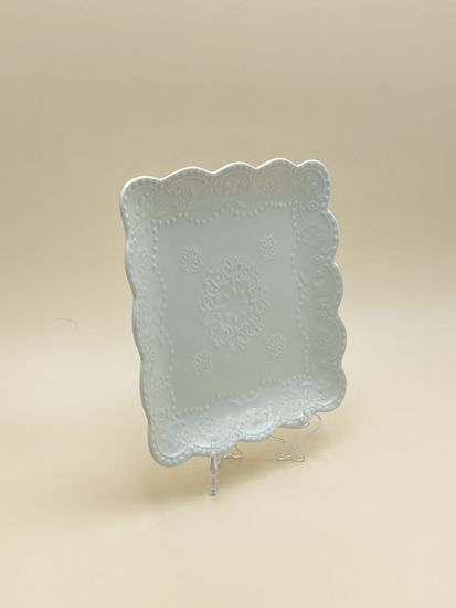 Блюдо сервировочное квадратное 21х21х2 см.