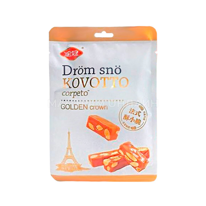 Конфеты грильяж Kovotto Corpeto Golden Crown вкус кокос 18 г
