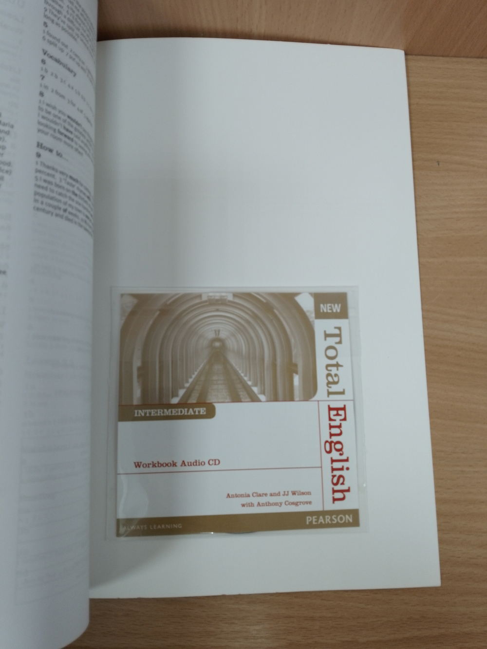 New Total English Intermediate Workbook with Key and Audio CD Pack