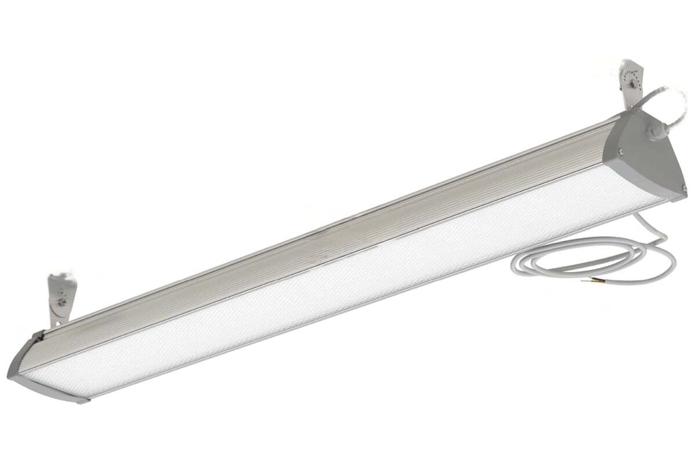 Светильник LED ДСП ВЫСОТА 80Вт 9500лм 4000К IP54 КСС Д, БАП 1ч 1027х135х176мм LED Effect