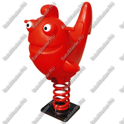 Детская качалка на пружине для игровых площадок "Глазохвост"