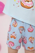 Пижама для девочки Единопончик-3 Виотекс ГОЛУБОЙ