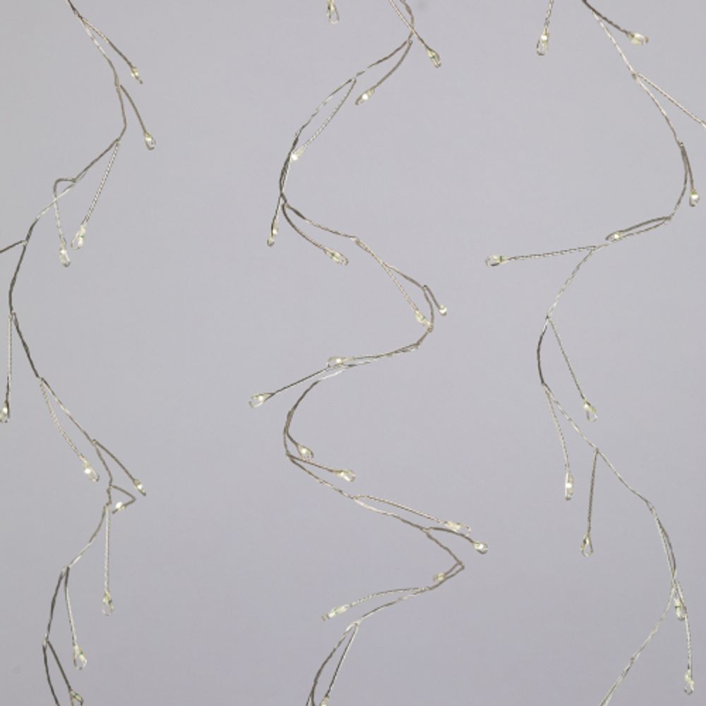 Светодиодная новогодняя гирлянда ЭРА ENIZ-800H занавес Роса-мишура 3*2 м холодный свет 800 microled IP20 | Гирлянды