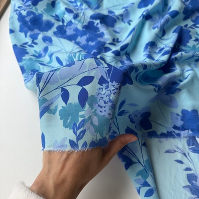 Вискоза (штапель) Синий закат