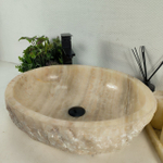 Раковина из оникса Erozy Yellow EO-64517 53*42*15 0159