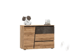 Комод МС Соренто (дуб крафт/бетон темный)
