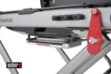 Портативный газовый гриль Weber Traveler, 1 горелка, чёрный