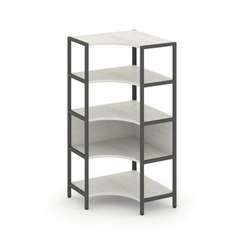 Shelf System Односекционный угловой стеллаж четырехярусный SN.STMU-411 Дуб Наварра/Металл Антрацит 8