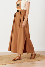 4872 Юбка женская (темно-бежевый)