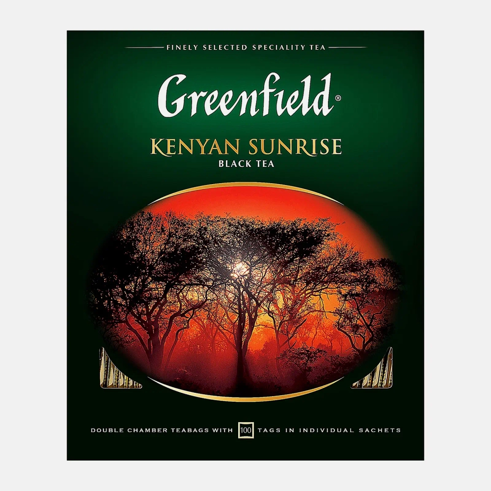 Чай черный Greenfield Kenyan Sunrise 100пак