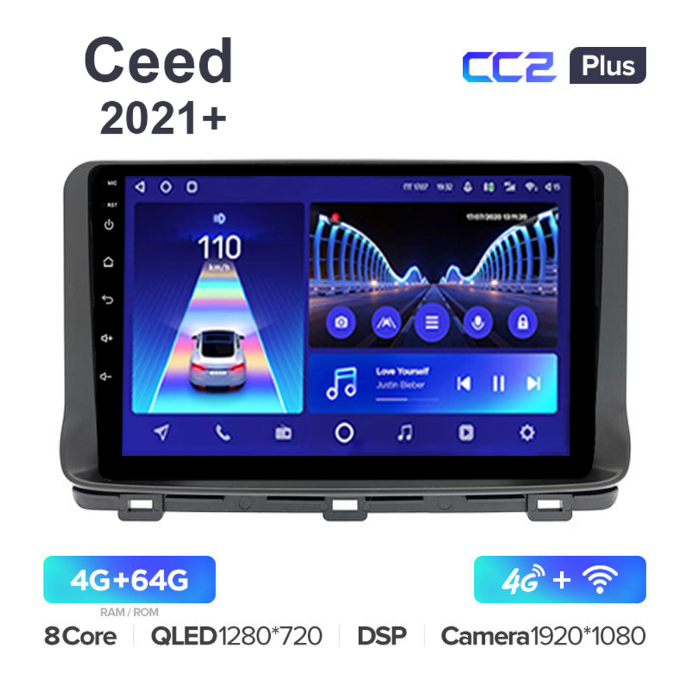 Teyes CC2 Plus 10,2"для Kia Ceed 2021+