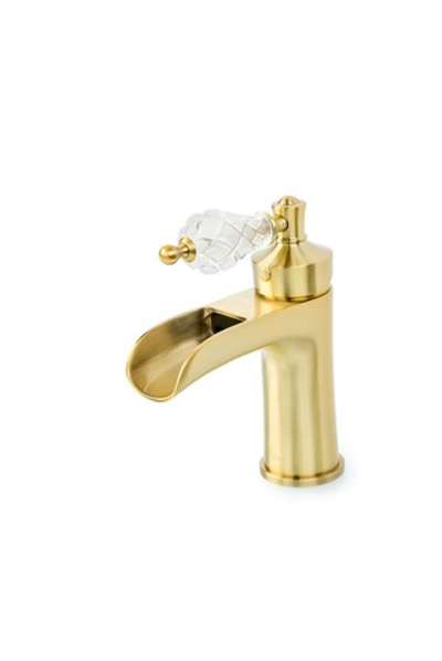 Смеситель для умывальника VOGUE CRYSTAL, бронза_Комплект