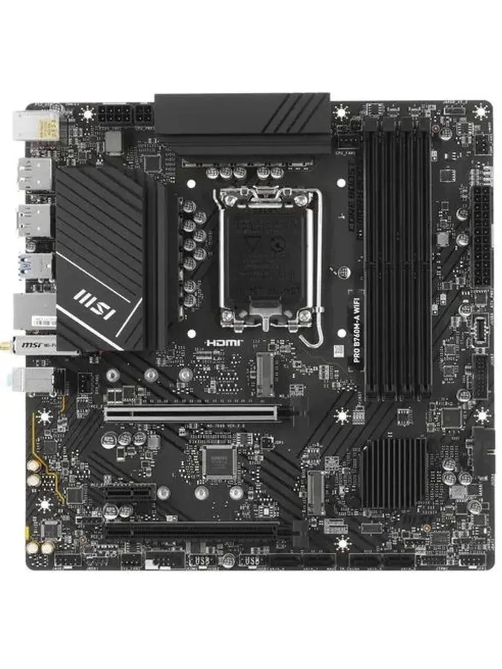 Материнская плата PRO B760M-A WIFI LGA 1700 Micro-ATX DDR5