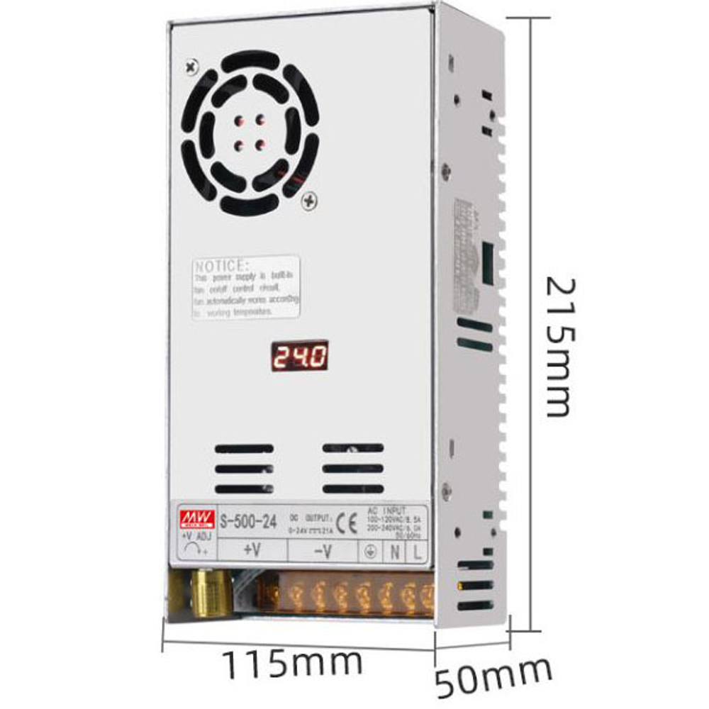 Регулируемый AC-DC блок питания 0-90В/5.5A