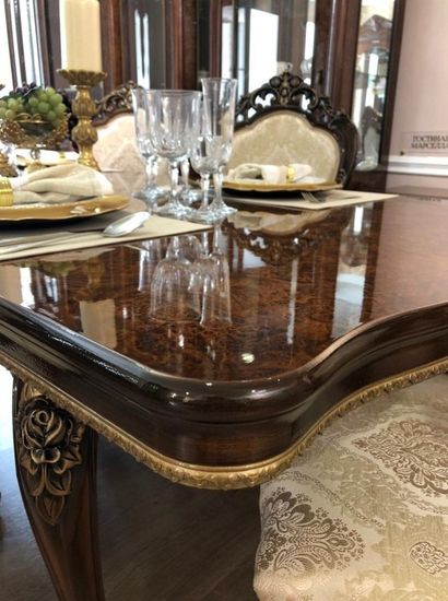 Стол обеденный ДЖОКОНДА корень глянец