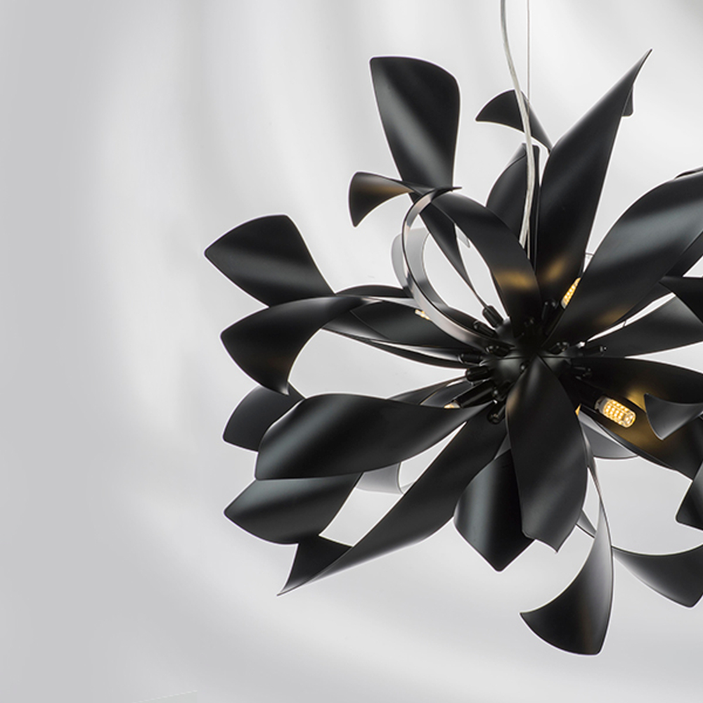 754267 Люстра подв TURBIO 6х6W (led) G9 ЧЕРНЫЙ