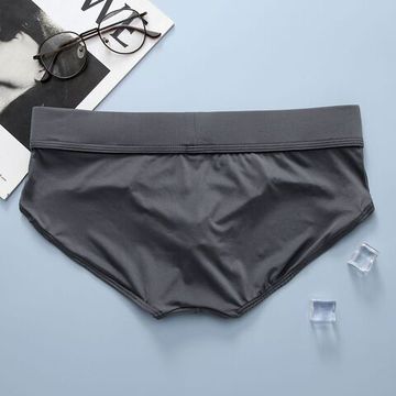 Мужские трусы брифы темно-серые AussieBum