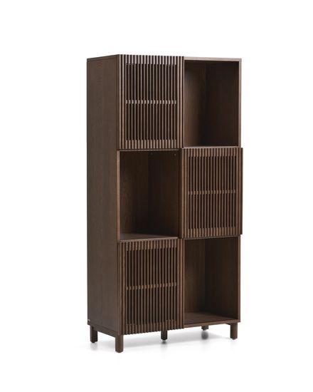 Стеллаж Beyla из ясеня с отделкой под орех