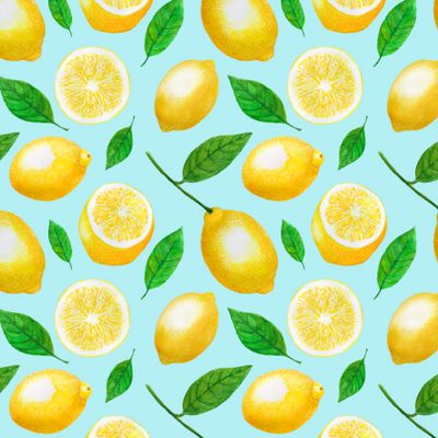 Лимоны акварель