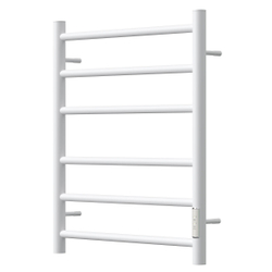 Полотенцесушитель электрический Point Аврора PN10846W П6 400x600 диммер справа, белый