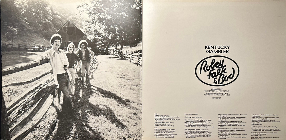 Robey, Falk And Bod - Kentucky Gambler (Голландия 1973г.)