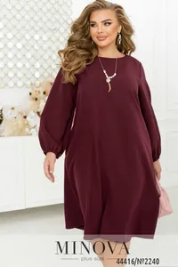 Платье 2240-бордо Minova