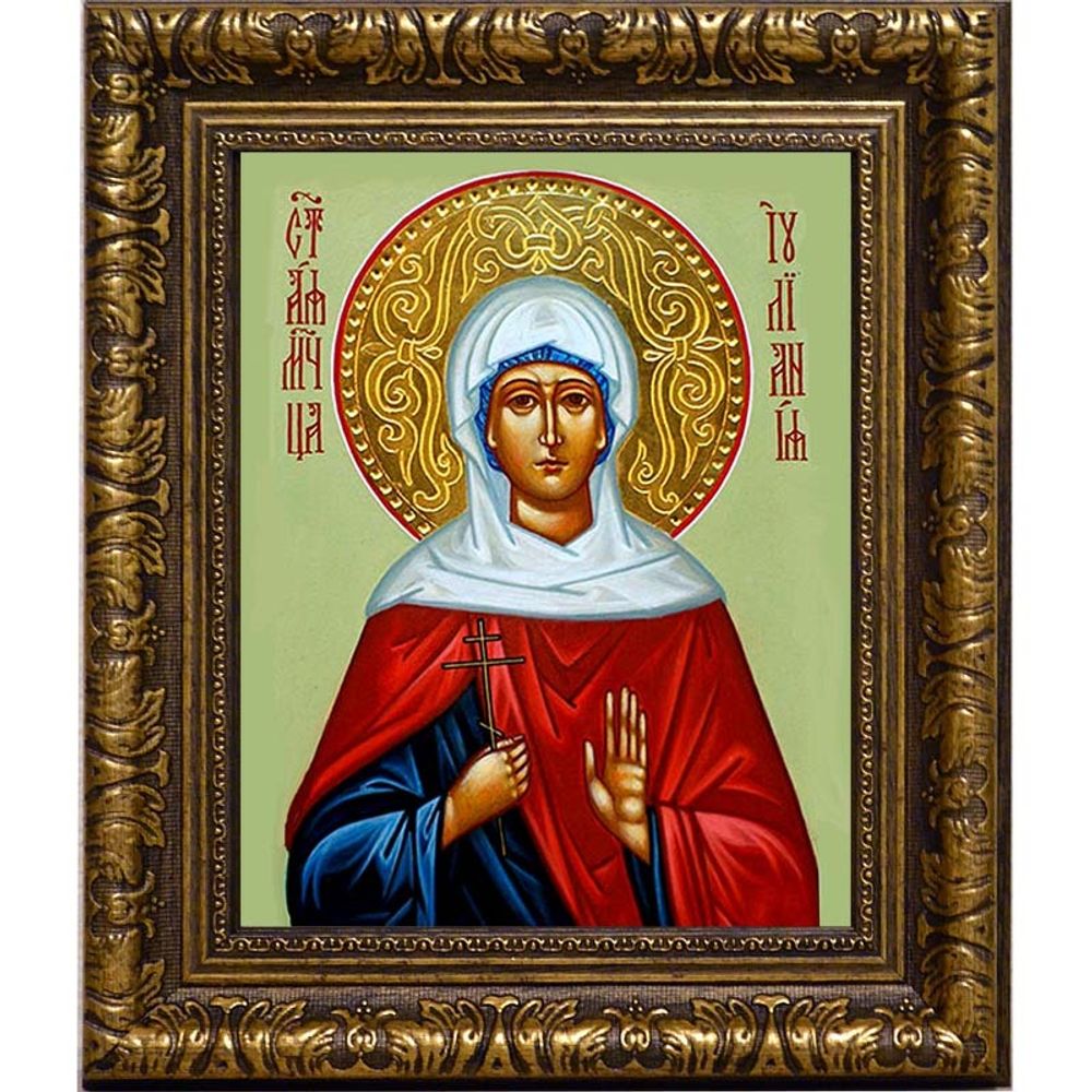 Иулиания Россонская мученица. Икона на холсте.