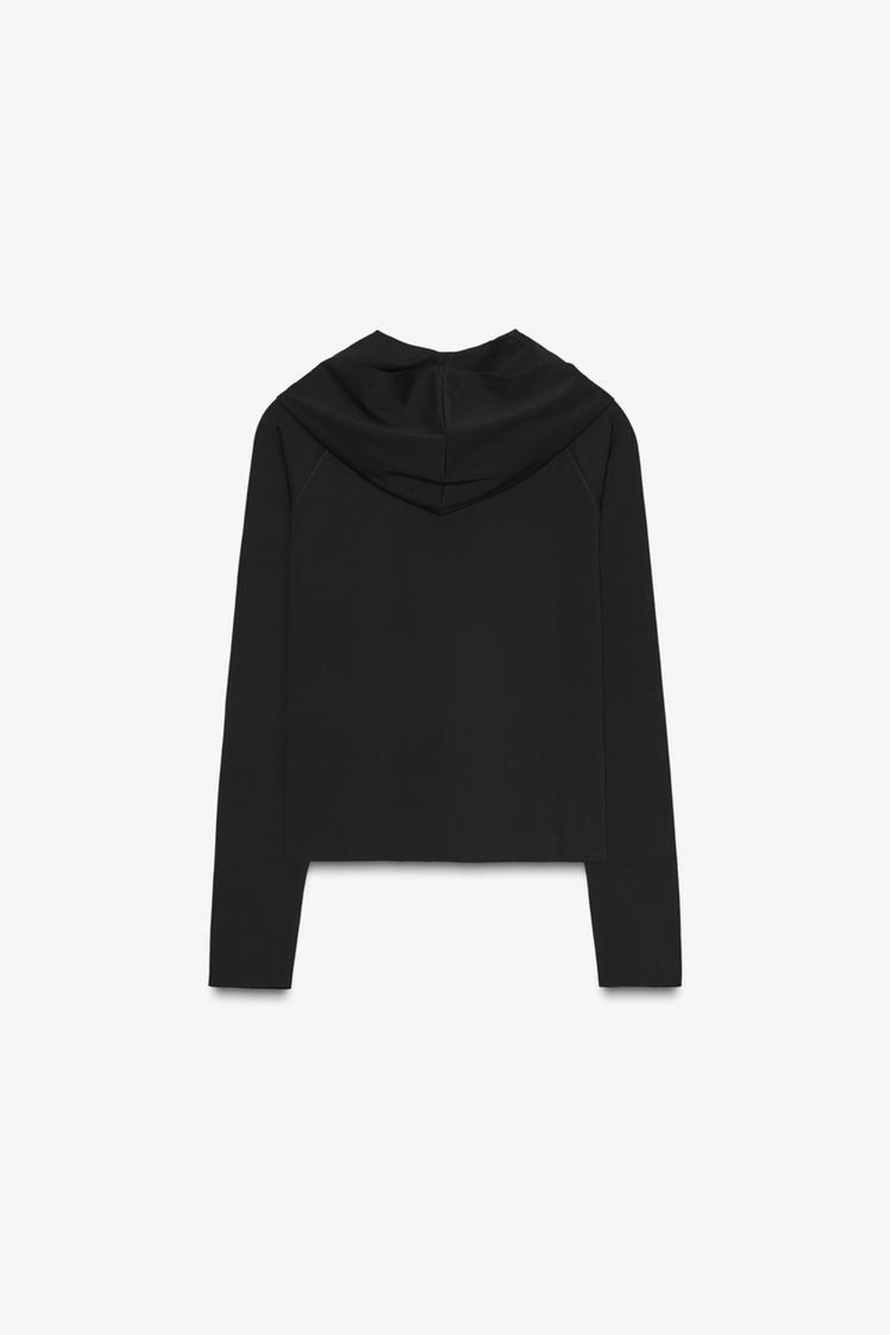 ZARA ТОЛСТОВКА SEAMLESS ИЗ ПОЛИАМИДА, ЧЕРНЫЙ