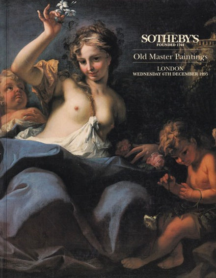 Каталог аукциона Sotheby's, Лондон, Живопись старых мастеров от 6 декабря 1995 года