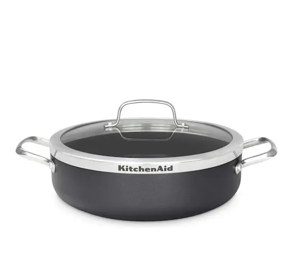 KitchenAid Кастрюля для тушения Aluline 28 см 4,2 л с крышкой